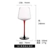 Sijin Vidro de Cristal Estilo Europeu Taça para Vinho Tinto Vermelho Preto Vermelho Champagne Taça de Vinho Criativa com Gravata Borboleta Preta Venda por Atacado