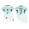 26-27 Uniformes de Fútbol para Estudiantes de Primaria Número 7 de C Ronaldo Número 10 de Neymar Camiseta Conjunto de Camiseta para Niños Camiseta de Fútbol