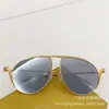 Óculos de Sol de Designer Luxuosos Masculinos e Femininos Estrelas Tendência Europeia e Americana Óculos de Sol Estilo Aviador Retrô Óculos de Moda 40180