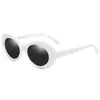 China tiene hip hop Bridget gafas de sol blancas GD mismas gafas de sol ovaladas de moda 9750 suministro