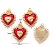 Cráneo Gótico Vintage Amor Cruz Goteo de Aceite DIY Accesorios de Joyería de Aleación Pulsera Collar Colgante W273