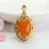 Pingente de Âmbar Natural Guan Yu Colar de Cera de Abelha Mel Puro Pingente Vintage Fábrica Atacado Dropshipping S4022703