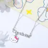 Pulsera, Collar y Anillo Temáticos de Hello Kitty, Lindos Accesorios Infantiles de Dibujos Animados, Al Por Mayor en Stock