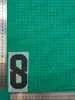 25-26Ad Casa Coleção Preta Tamanho Adulto A+ Número da Camisa Letra Adesivos de Transferência Térmica para Camisas