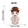 Fieltro Personalizado Tejido No Tejido Estilo Antiguo Muñeca Bordada Mercancía de Celebridades Accesorios Colgantes Bordado de Dibujos Animados Anime Personalización