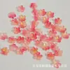 4 Caixas Flores Pequenas de Vidro cerca de 10mm com um Pequeno Furo, Pequenas Flores de Cerejeira, Materiais para Fazer Acessórios de Cabelo Estilo Antigo Feitos à Mão DIY