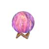 Lámpara de Luna Cielo Estrellado Luz Nocturna Decoración de Dormitorio Mesita de Noche Recargable Luz Táctil Bola Brillante Táctil Lámpara de Atmósfera con Graffiti