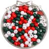 Cuentas redondas de madera con pintura en aerosol de color sólido de 8 mm, hechas a mano, para pulseras, collares, joyas, colgantes, cuentas sueltas, accesorios, material