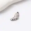 Acessórios de pingente em aço inoxidável em formato de coração, best-sellers transfronteiriços, DIY feito à mão, colares personalizados, acessórios de joias em formato de coração oco