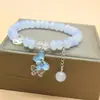 Ins Pulsera de Cristal Tide Sentido del Diseño Nicho Joker Temperamento Pulsera para Mujer Rojo de Internet Pulsera de Mariposa Joyería al por Mayor