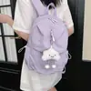 Mochila estilo universitario, nueva mochila escolar de moda de gran capacidad para estudiantes de secundaria y preparatoria, mochila casual ligera para senderismo y viajes
