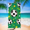 Toalla de playa de fútbol absorbente portátil para adultos Europa, América y Sudamérica toalla de baño transfronteriza fábrica de impresión digital temu generación al por mayor