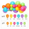Set de Globos de Látex Transfronterizo de 12 pulgadas Globos Redondos con Lentejuelas Fiesta Niña Día de San Valentín Boda Globos para Fiesta