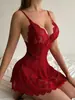 Exportación Transfronteriza Europeo y Americano Nuevo Sexy Lencería Sexy Malla de Encaje para Mujer Vestido de Noche Ropa para el Hogar Traje Sexy Venta al por Mayor