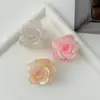 Pinza de Flor de Rosa Francesa Tridimensional Degradada, Pinza para el Cabello de Alta Gama y Versátil, Pinza para el Cabello para la Parte Posterior de la Cabeza, Accesorio para el Cabello