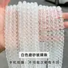 Jingde Joias Contas de Vidro Branco Cristalino Contas Redondas 4mm Cristal Branco Artificial Contas Soltas Acessórios para Joias DIY Contas por Atacado