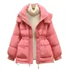 Chaleco de Invierno para Mujer con Relleno de Algodón, Largo Medio, Estilo Nuevo Coreano, Delgado, para Mujeres Petitas, Elegante y Versátil