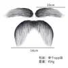 Halloween Barba Falsa Papá Noel Barba Grande Pelo Largo Negro Barba Grande Fiesta Una Palabra Barba Disfraz