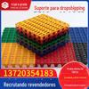Grelha de Piso para Sala de Lavagem de Carros 5cm Grelha de Drenagem Sem Escavação Placa 4S Loja de Estética Tapete de Plástico para Piso Canal de Drenagem Grelha