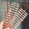 Uñas de Arte para Uñas, Uñas Color Puro Brillante Color Nude Usables, Uñas Pre-Hechas, Extensión Completa, 30 Tiras de Uñas Postizas, Una Pieza Envío Directo