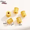 Colgante de Pulsera con Perlas de Goteo de Aceite Chapadas en Cobre Dorado Estilo Chino, Colgante de Collar Geométrico Dorado Antiguo Accesorios para Joyería DIY