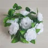 Atacado do Fabricante Trepadeiras de Rosas Simuladas, Tiras de Rosas, Trepadeiras de Flores Artificiais, Decoração de Casamento Trepadeiras Planas Grandes