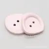 Triángulo Irregular Moda Simple Versátil Resina Colorido Abrigo Suéter Cárdigan Chaqueta de Felpa Accesorio Decorativo Botones