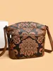 Comercio Exterior Bolso Cruzado de Cubo Alto Gama Repujado para Mujer Estilo Nuevo 2026 Estilo Étnico Bolso para Mamá Bolso de Hombro Versátil