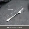 Talheres de Aço Inoxidável Restaurante Ocidental Faca, Garfo e Colher de Alta Qualidade com Padrão Elegante Garfo e Colher de Sobremesa para Chá da Tarde Faca e Garfo para Bife