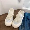 Sandalias Deportivas de Verano con Velcro para Estudiantes Mujeres 2026 Nueva Moda Ropa de Exterior con Faldas Suela Gruesa Punta Cerrada Medias Zapatillas