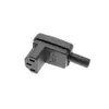 Enchufe de Corriente AC 10A 250V Codo Cabeza Recta Enchufe en L Macho y Hembra Conector de Empalme DIY