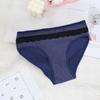 Ropa interior de algodón para mujer con estampado de puntos, calzones de encaje para niña transfronteriza, calzoncillos de cintura baja transpirables, ropa interior para mujer