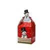 Caja de Manzana Navideña al por Mayor Portátil Nochebuena Caja de Embalaje de Fruta Navideña Caja de Regalo de Santa Claus