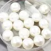 Pérolas de Imitação ABS 4-12mm Contas Redondas Perfuradas Contas Soltas Pulseira Colar Contas Espaçadoras Acessórios para Joias Artesanais DIY