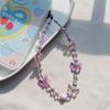 KKBEAD novo romântico e elegante simples vento ins corrente de celular pingente corda joias pulseira corrente anti-perda