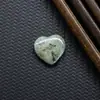 Corazón de Melocotón de Cristal Venta al por mayor Transfronteriza Colgante de Jade Accesorios Pulsera Colgante Hecho a Mano en Forma de Corazón Adorno 20 mm Piedra Preciosa
