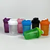 Suministro directo de fábrica vaso mezclador de polvo para sustituto de comida 400ml vaso para batido con escala vaso de plástico vaso portátil para fitness