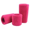 Munhequeiras Esportivas, Munhequeiras de Toalha Respiráveis Absorventes de Suor, Protetores de Pulso para Fitness Corrida Basquete, Munhequeiras Esportivas