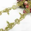 Ponto 15 jardas do lote de renda de lantejoulas douradas acessórios de bordado de renda de osso de carro roupa de performance renda para vestido
