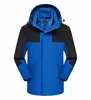 Cortavientos Personalizado Estampado de Logo Otoño Invierno Exterior Grupo Forrado de Polar Engrosado Bloqueo de Color Ropa de Trabajo Hecho a Medida Ropa de Trabajo Chaqueta
