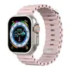 Adecuado para correas de Apple Watchs456789/10/11 Correas de Apple Modificadas Correas de Reloj de Silicona Marina