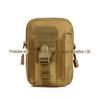 Bolsa de cintura tática camuflada para fã militar, bolsa de pendurar para esportes ao ar livre, bolsa de cintura de trabalho multifuncional para canteiro de obras, personalização de bolsa de cintura camuflada