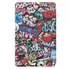 Funda protectora para Huawei MatePad SE 10.4, funda de cuero plano pintada, triple pliegue