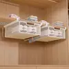 Cesta organizadora retrátil para meias caixa de armazenamento caixa para roupas íntimas prateleira inferior de guarda-roupa gaveta cesta suspensa