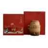 Juego de Té Portátil Copa Voladora del Ciervo de Nueve Colores de Dunhuang: Una tetera y tres tazas para té, perfectas para viajar y acampar al aire libre