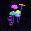 E-commerce transfronteiriço direto da fábrica aquário tanque de peixes paisagismo joias silicone simulação de software coral-nove cogumelos