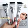 Brocha Plana para Base de Maquillaje Ligera y Uniforme, Brocha para Corrector que No Absorbe Producto, Herramienta de Belleza Plana de Cabeza Ultra Fina, Brocha para Maquillaje de Máscara