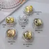 Papel de lámina dorada para decoración de uñas, joyería para uñas, nuevo 2025, ultra delgado, brillante, lámina de oro para uñas, fragmentos de lámina plateada, decoraciones, venta al por mayor