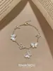 2026 Venta Caliente Naranja Otoño Triturado Ligero Moda Estilo Lujo Ligero Pulsera Dulce Diseño Estilo Femenino Regalo para Mejor Amiga Novia
