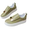 Zapatillas con Suela Gruesa para Aumentar la Altura para Mujer, Zapatos Slip-On Versátiles, Boca Baja, Zapatos Casuales Cómodos para Mujeres Bajitas, Mocasines Adecuados para el Viaje Diario